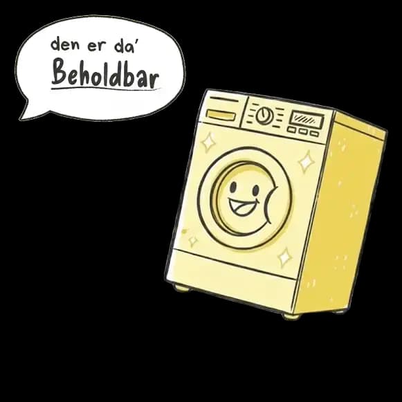 Illustration af service og reparation af hvidevarer